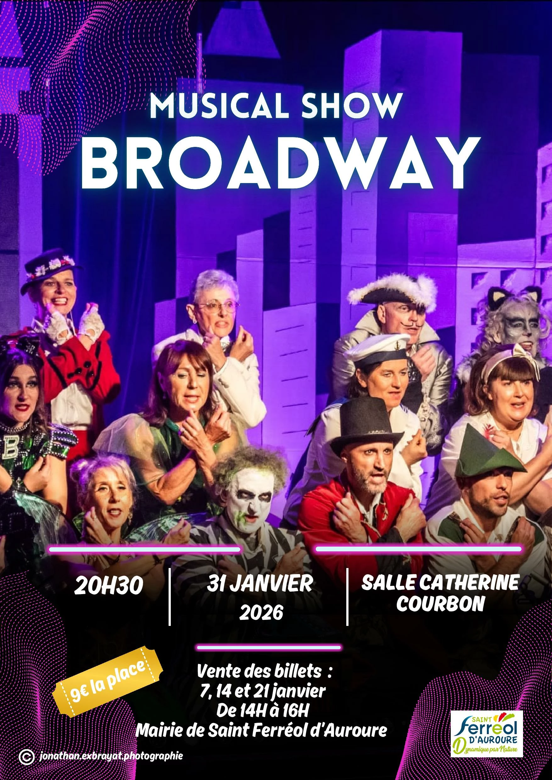 Vente des billets – Musical Show